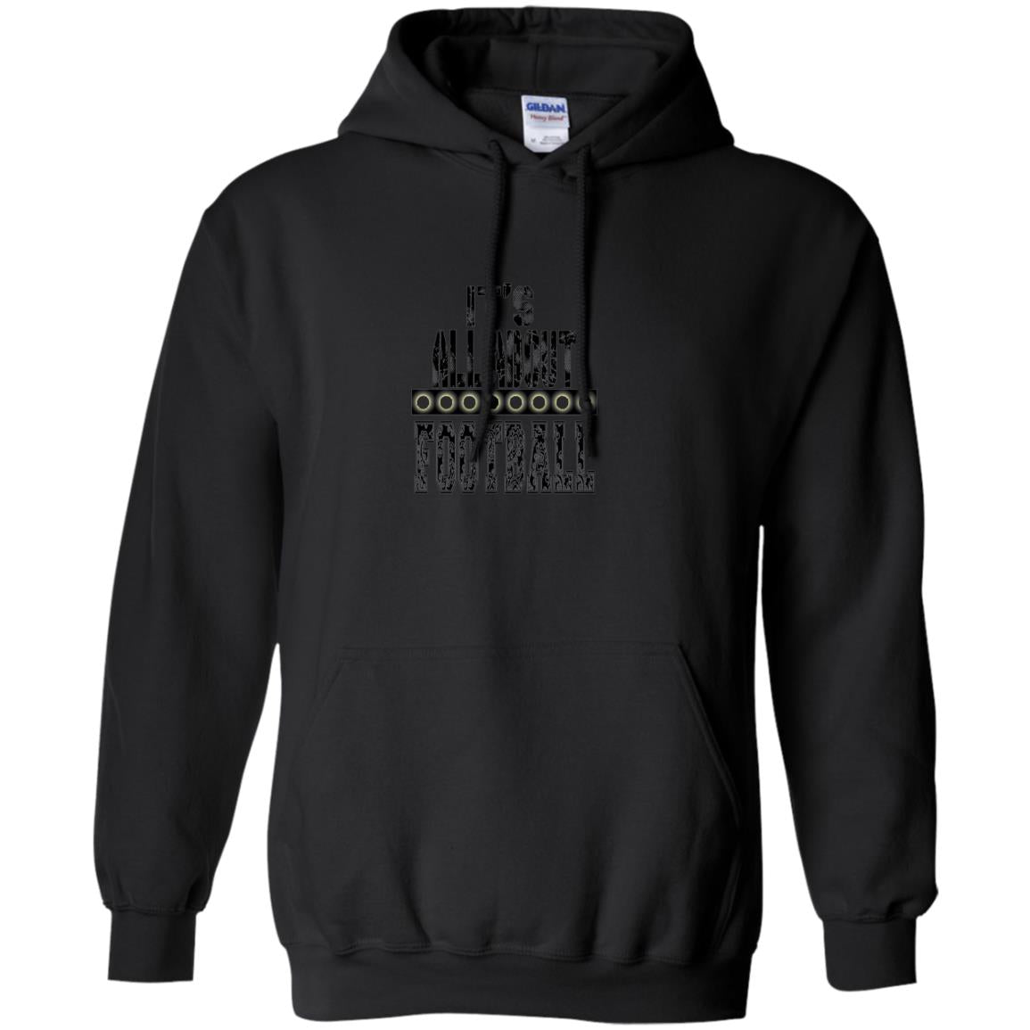 Football Lover T-shirt It_s All About Football Black