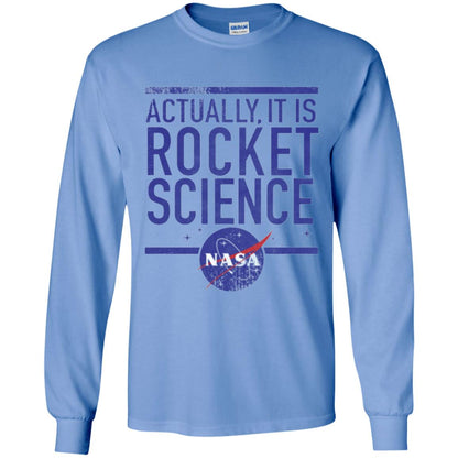 Science T-shirt Actually It Is Rocket Science Graphic Carolina Blue