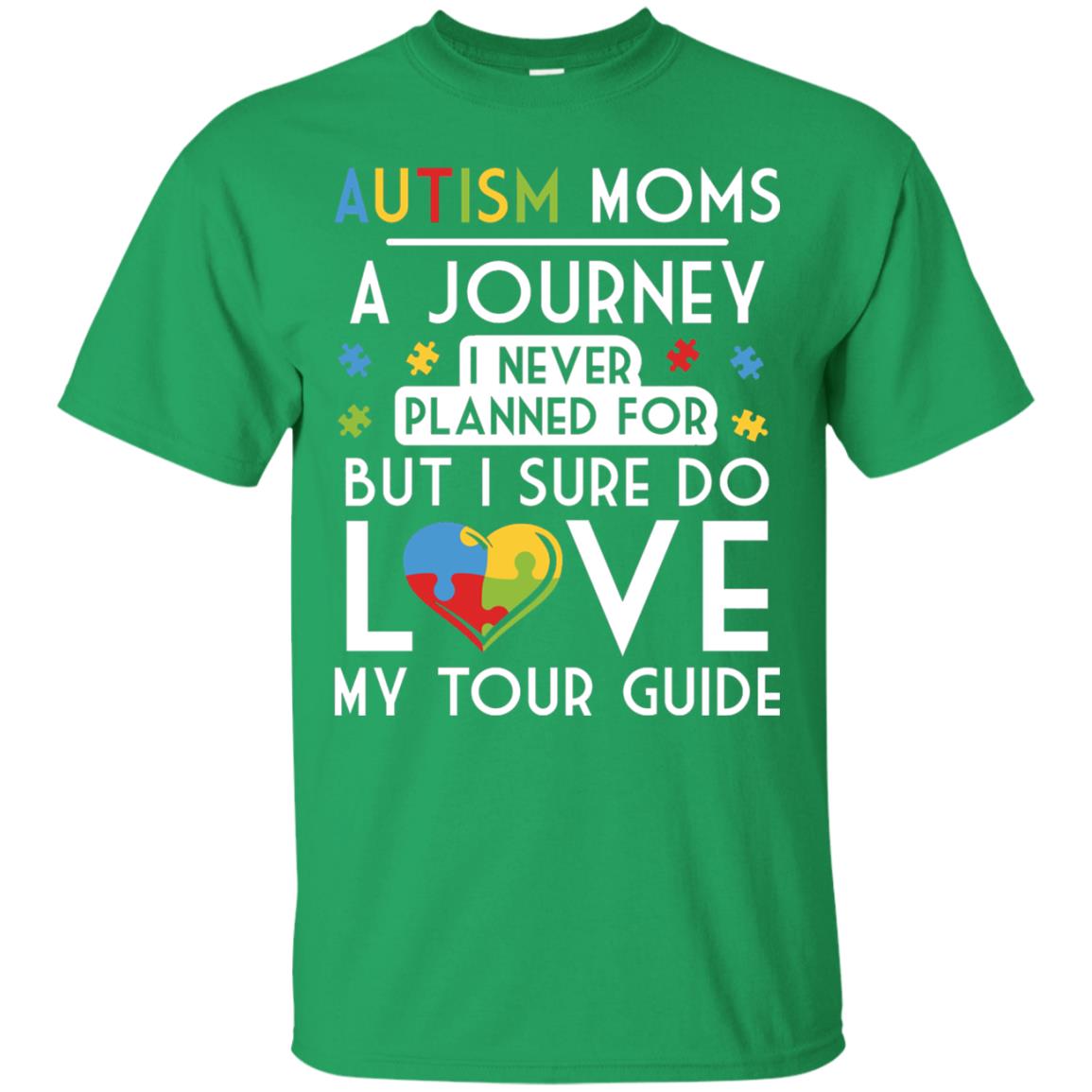 Autism Mom Shirt Autism Mom A Journey Of Love Irish Green