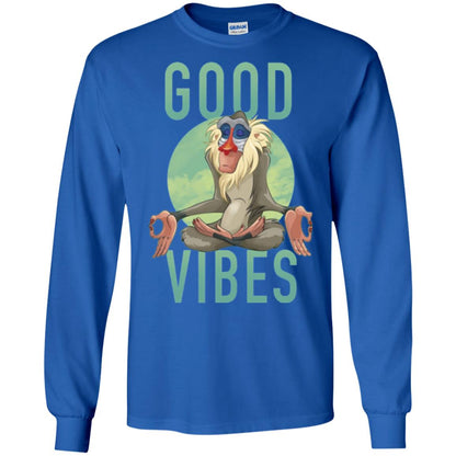 Rafiki Meditate Good Vibes T-shirt Royal