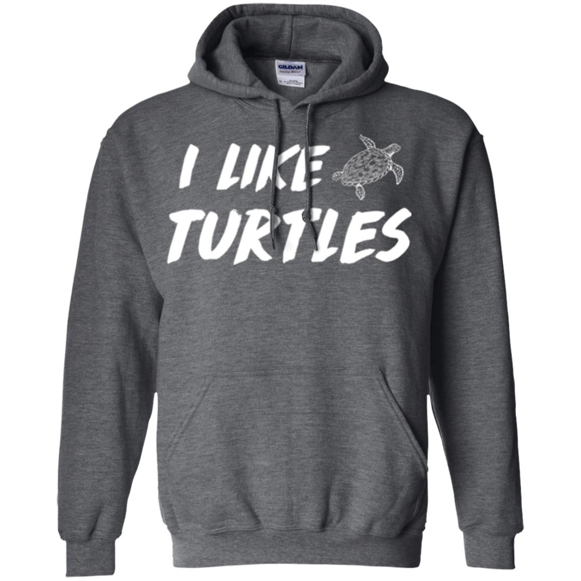 I Like Turtles T-shirt Dark Heather