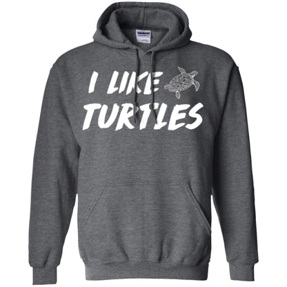 I Like Turtles T-shirt Dark Heather