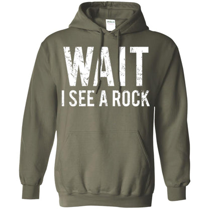 Geology T-shirt I See A Rock Military Green
