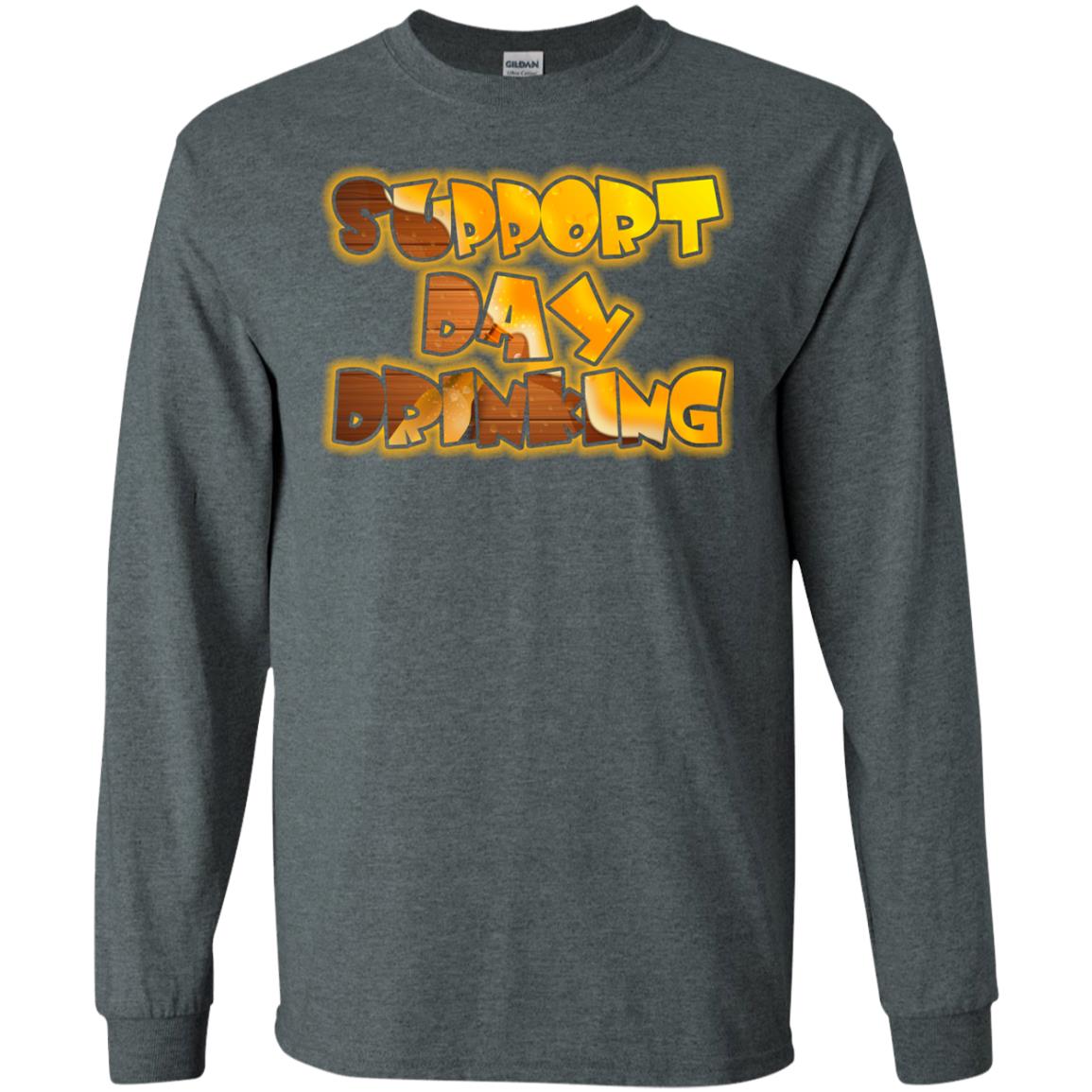 Saint Patrick's Day T-shirt Support Day Drinking Dark Heather