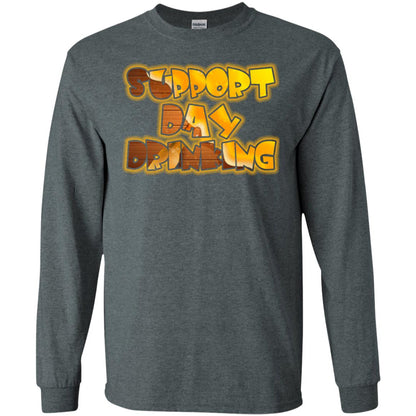 Saint Patrick's Day T-shirt Support Day Drinking Dark Heather