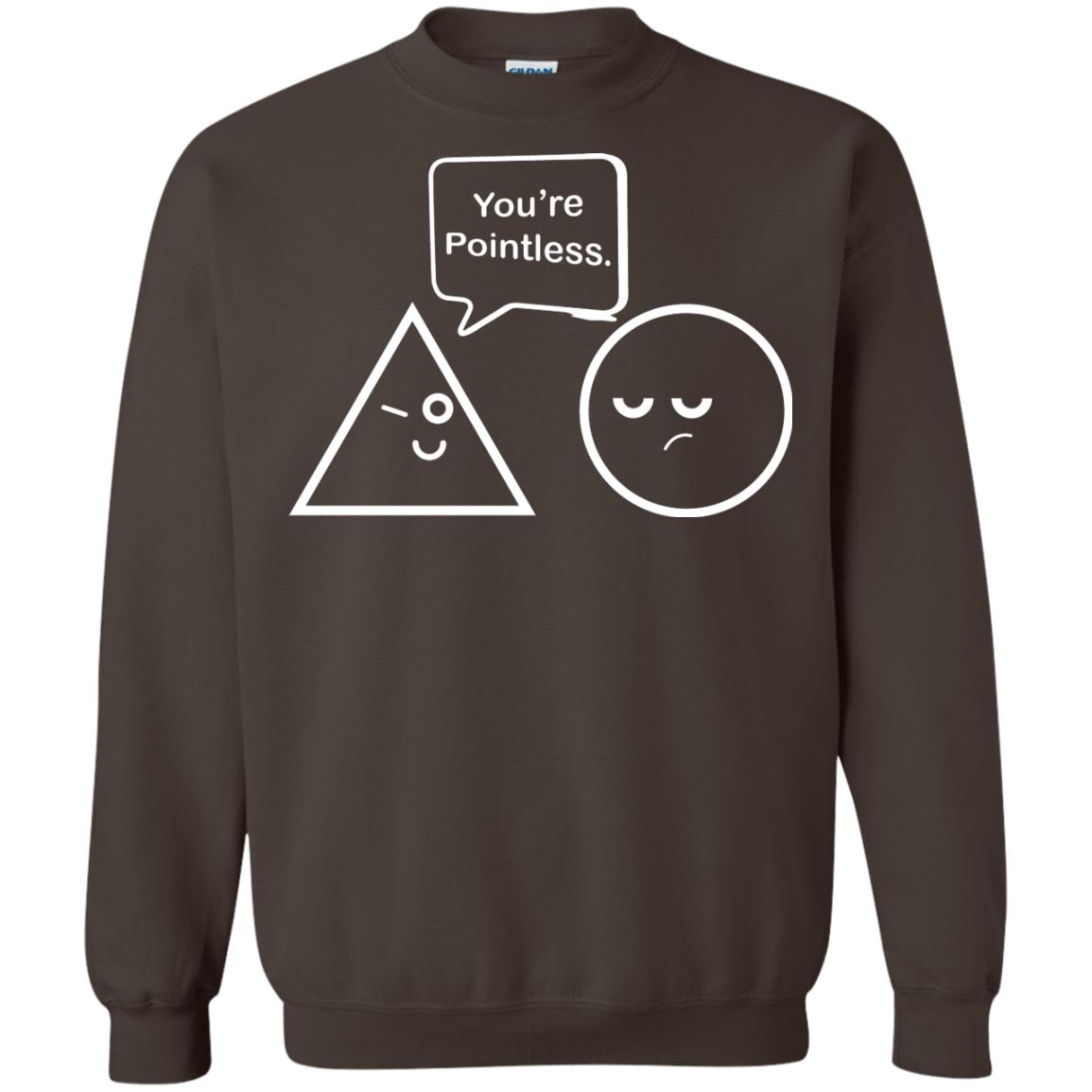 Math Lover T-shirt You're Are Pointless Dark Chocolate