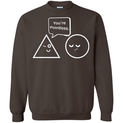 Math Lover T-shirt You're Are Pointless Dark Chocolate