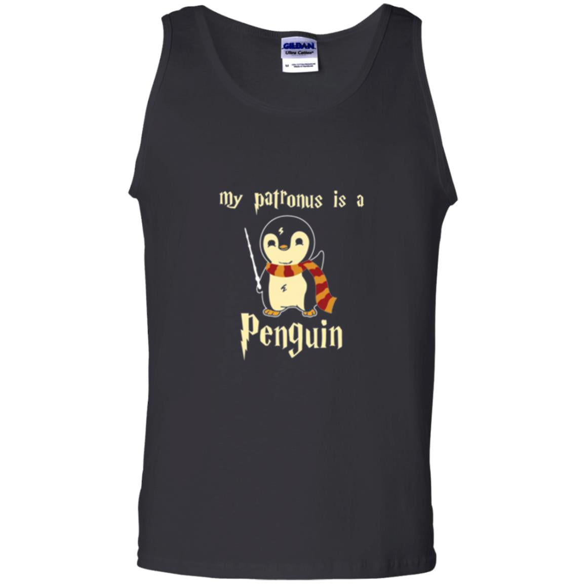 Penguin Lovers T-shirt My Patronus Is A Penguin Hot Black