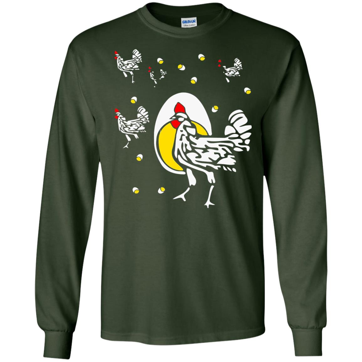 Chicken Shirt Roseanne T-shirt Forest Green