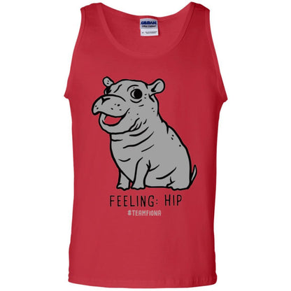 Fiona Hippo Lover T-shirt The Hippo Feeling Hip #teamfiona Red