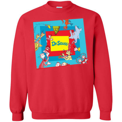 Dr. Seuss Character National Wear Red Day T-shirt Red