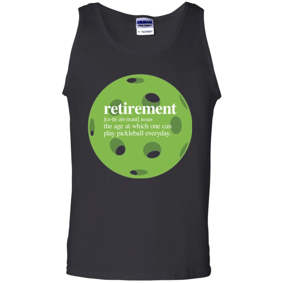 Pickleball T-shirt Retirement Definition T-shirt Black
