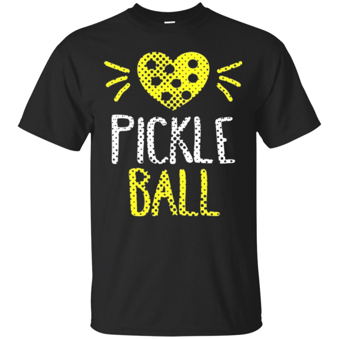 Pickleball Lover T-shirt Cute Retirement Black
