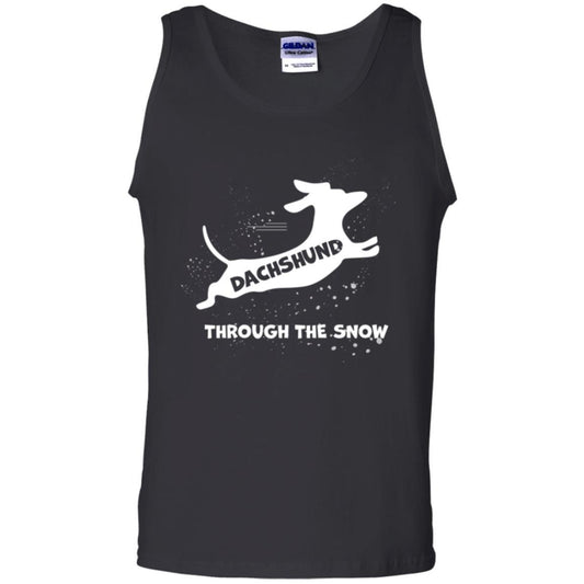 Dachshund Through The Snow T-shirt Black