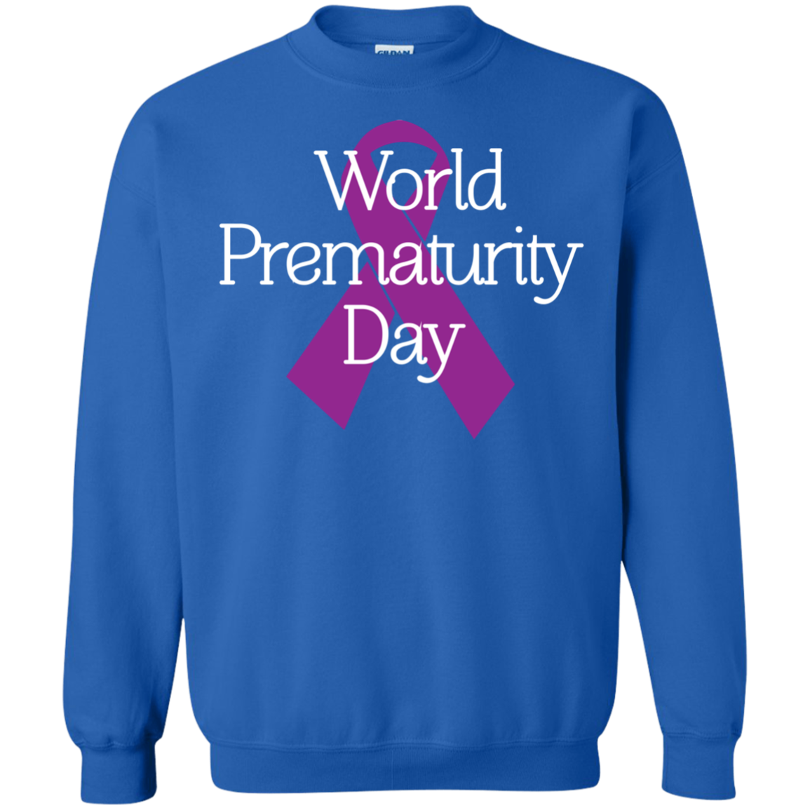 Cancer Awareness T-shirt World Prematurity Day T-shirt Royal