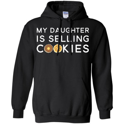 My Daughter Is Selling Cookies T-shirt Girl Cookie Black