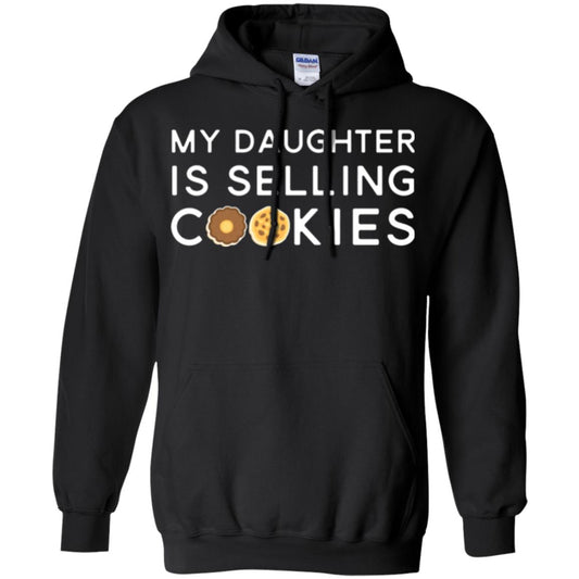 My Daughter Is Selling Cookies T-shirt Girl Cookie Black