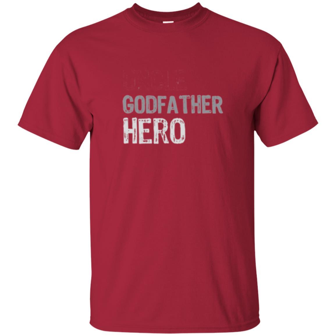 Daddy T-shirt Uncle Godfather Hero T-shirt Cardinal