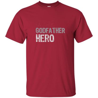 Daddy T-shirt Uncle Godfather Hero T-shirt Cardinal