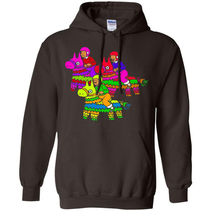 Cinco De Derby Pinata Jockeys Horse Race T-shirt Dark Chocolate
