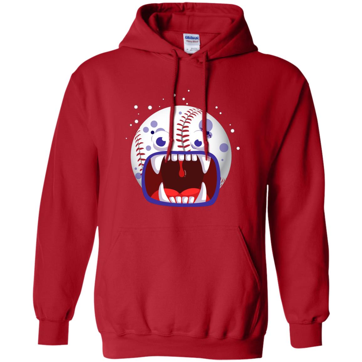Baseball Halloween Shirt Red