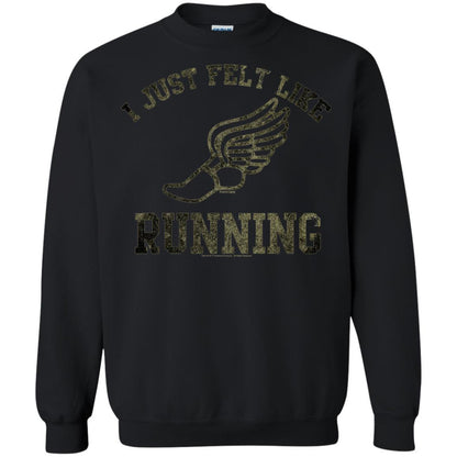 Movie T-Shirt I Just Felt Like Running Black