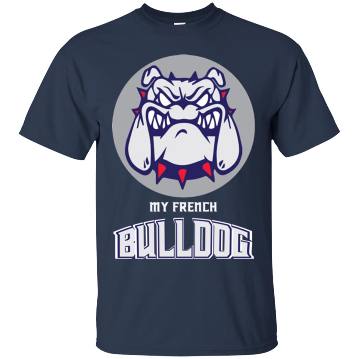 Dog Lover T-shirt My French Bulldog Navy