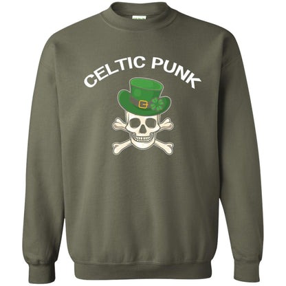 Celtic Punk Rock Irish St. Patrick_s Day T-shirt Military Green