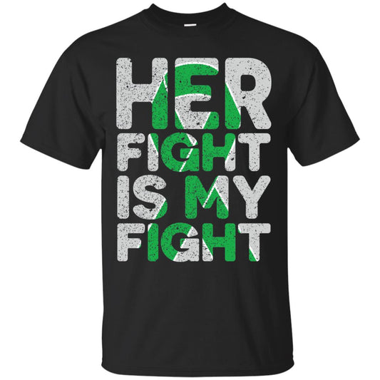 Her Fight Is My Fight Cerebral Palsy Support Shirt Black