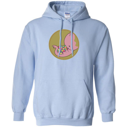 Elephant Mom And Baby Autism Awareness Shirt Light Blue