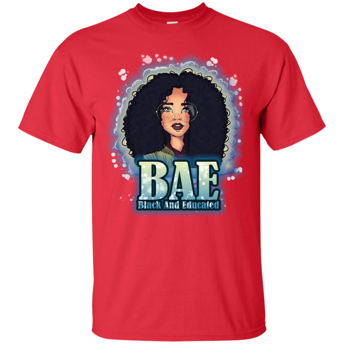 Bae Shirt Black And Educated Red