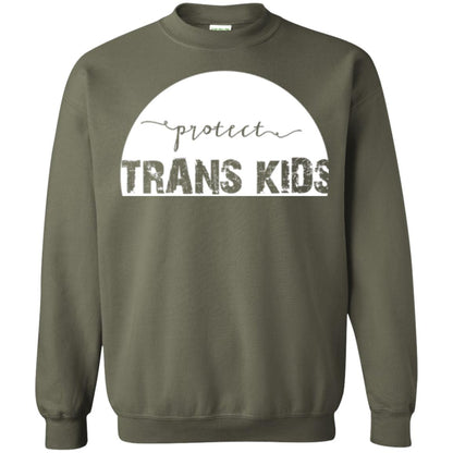 Protect Trans Kids T-shirt Military Green