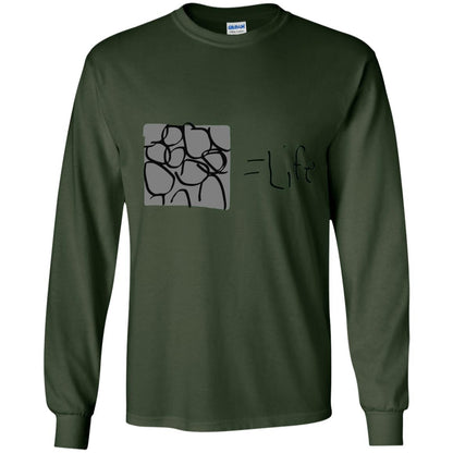 Cobblestone Equals Life Video Game Gamers Shirt Forest Green