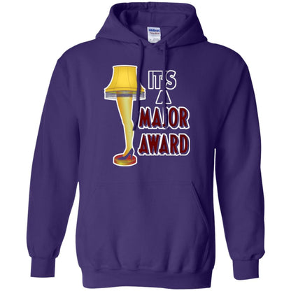 Christmas T-shirt It_s A Major Award Leg Lamp Purple