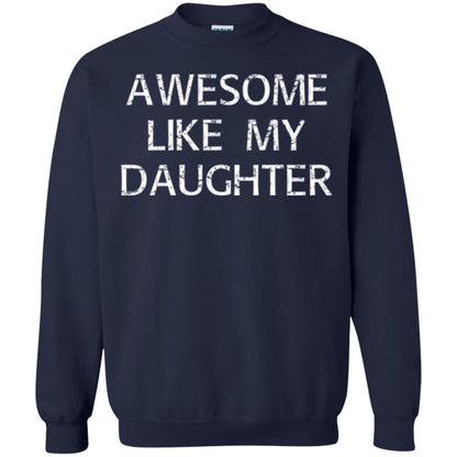 Awesome Like My Daughter Daddy T-shirt Navy