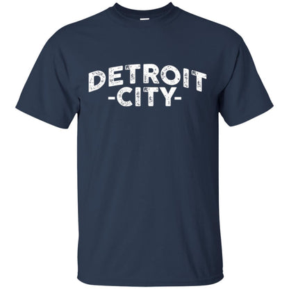 Detroit Michigan T-shirt Navy