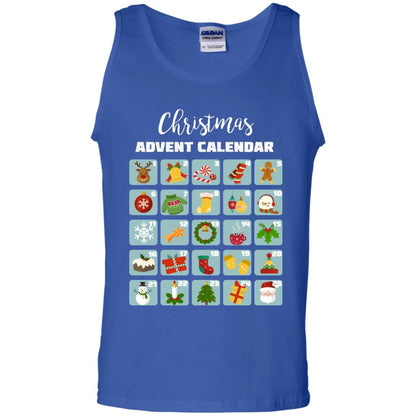 Christmas Calendar December 2018 Gift Shirt Royal