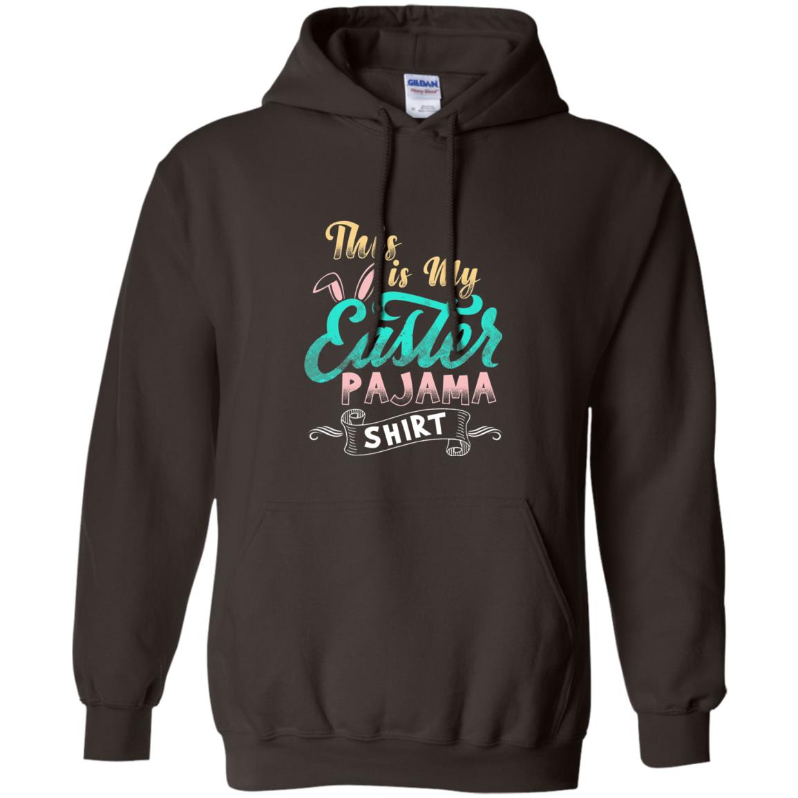 Easter T-shirt This Is Easter Pajama Shirt Dark Chocolate