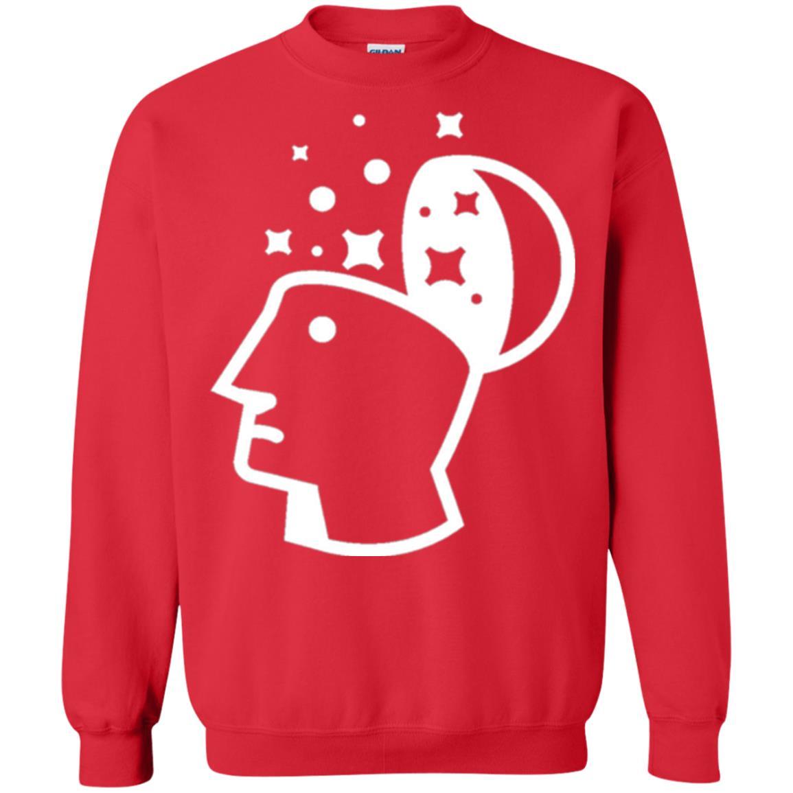 Look Into His Head Creative Thinking T-shirt Red