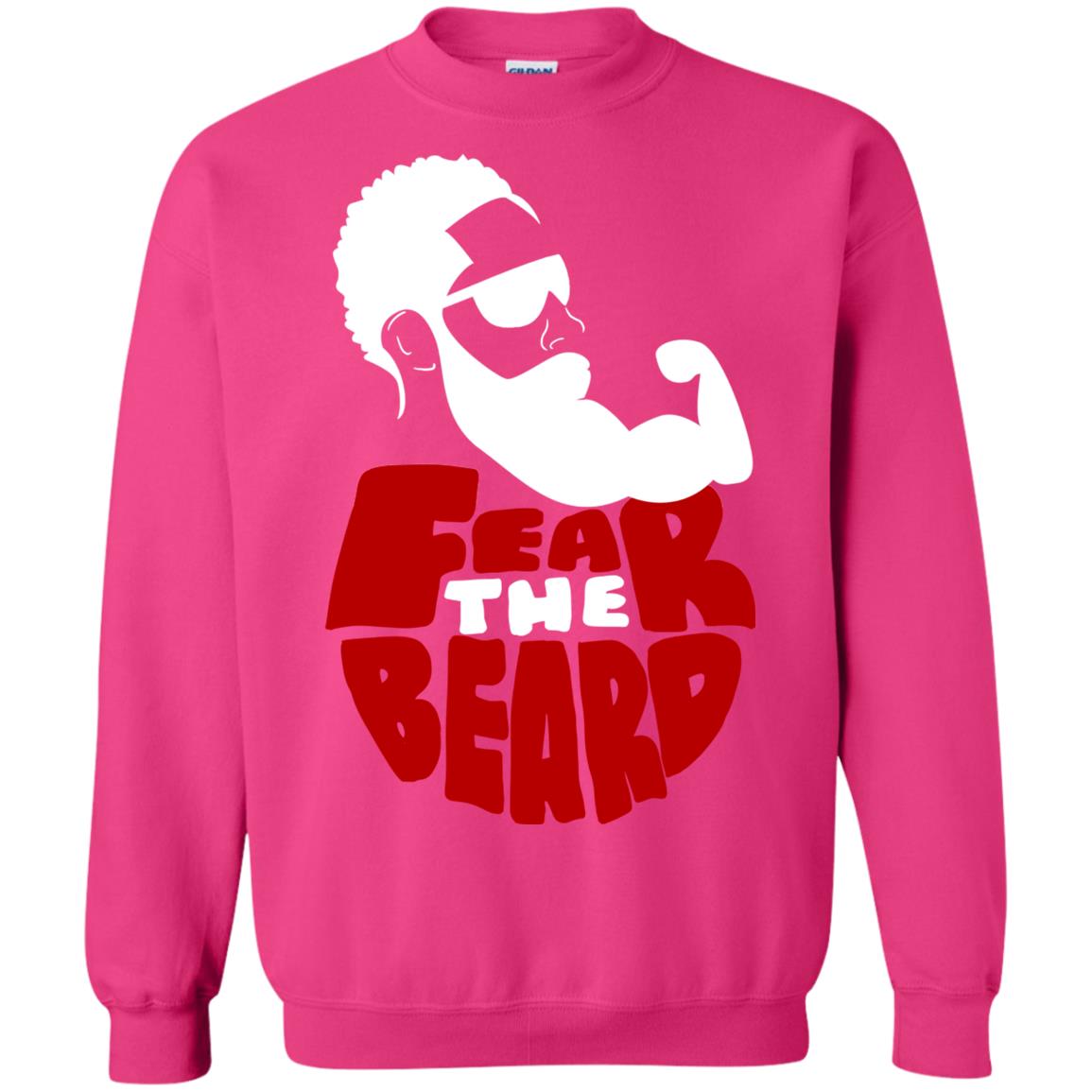 Fear The Beard No Shave November Gift Shirt For Mens Heliconia