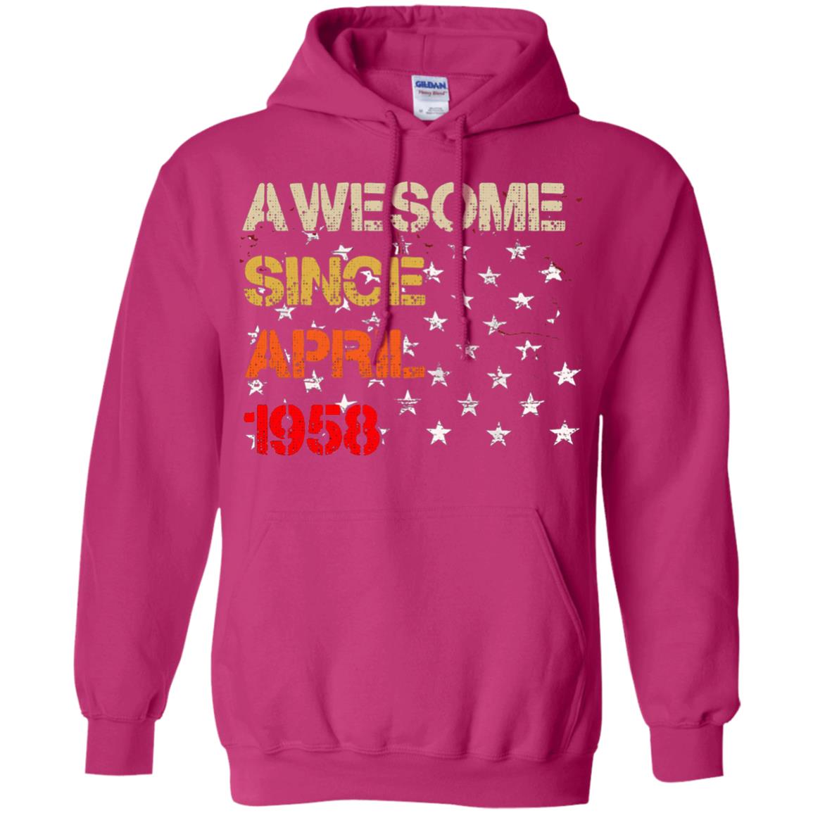 Born In April 1958 60th Birthday Awesome Since April 1958 Heliconia