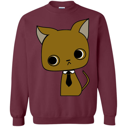Funny Business Love Cat Shirt Maroon