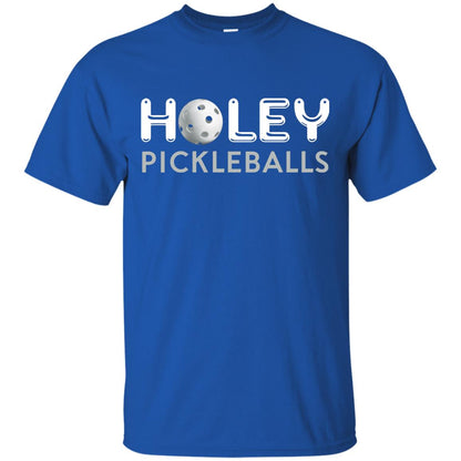 Pickleball Lover T-shirt Holey Pickleballs Royal