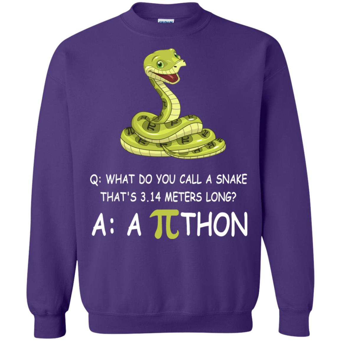 What Do You Call A Snake That's 3.14 Meters Long Shirt Purple