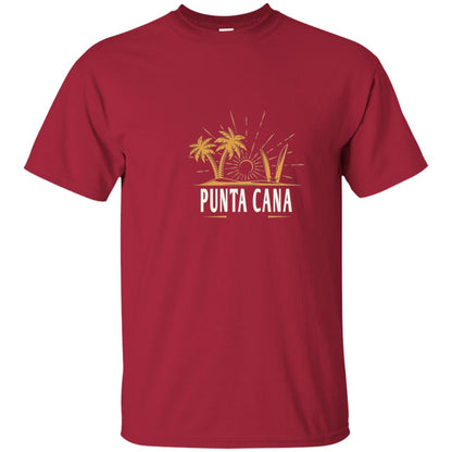 Punta Cana Vintage Beach T-shirt Cardinal