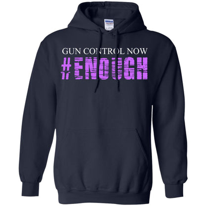 Anti Gun T-shirt Gun Control Now Enough Navy