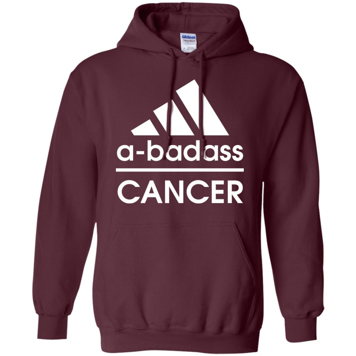 Abadass Cancer Shirt Maroon