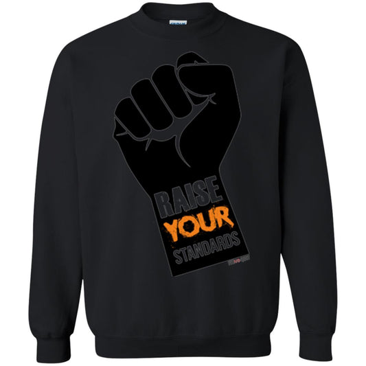 Raise Your Standards Motivatitonal Fitnoquit T-shirt Black