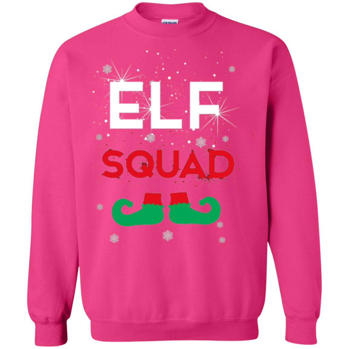 Christmas T-shirt Elf Squad Heliconia