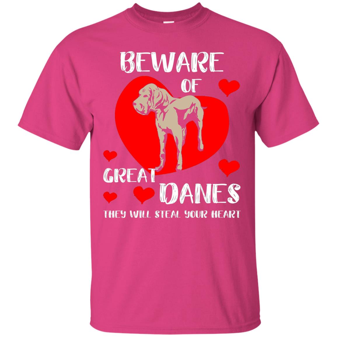 Beware Of Great Danes They Will Steal Your Heart Cute Shirt Heliconia
